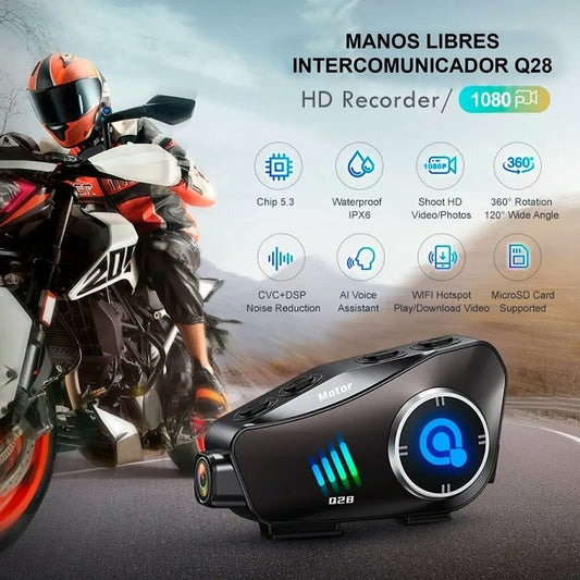 🚨NUEVO‼️Manos Libres 📹 Q28 con Cámara 📷 Envió GRATIS 💥